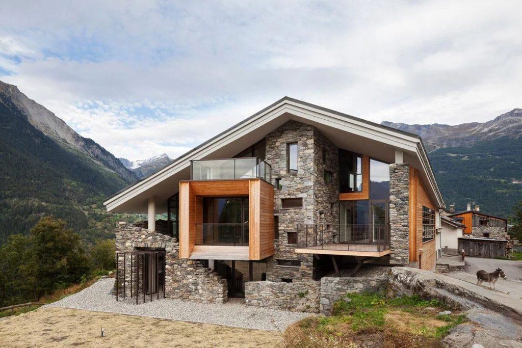 Фасады в Альпийском стиле